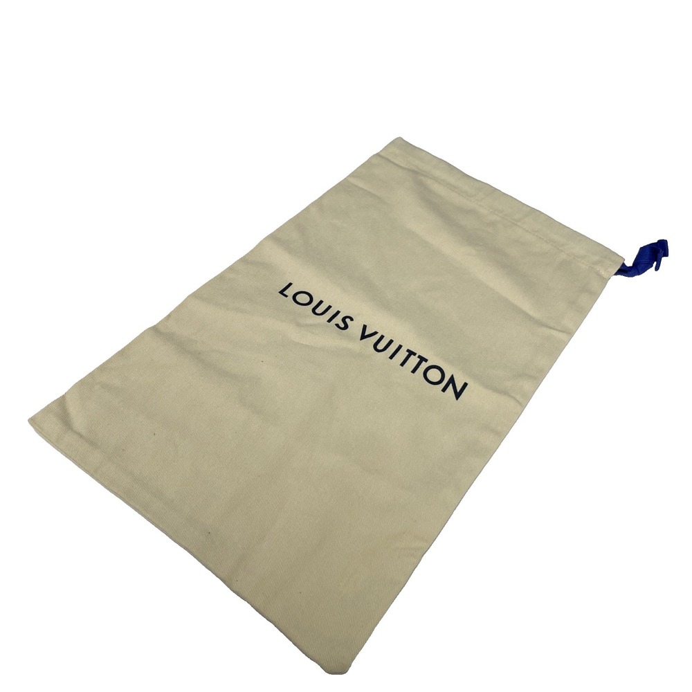 Authentic Louis Vuitton Dust Bag L15"x W9" Drawstring Cotton Storage Travel Luxu